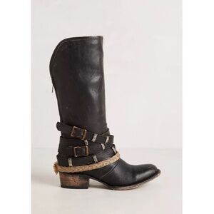 Freebird Drove Leather Buckle Western Boots